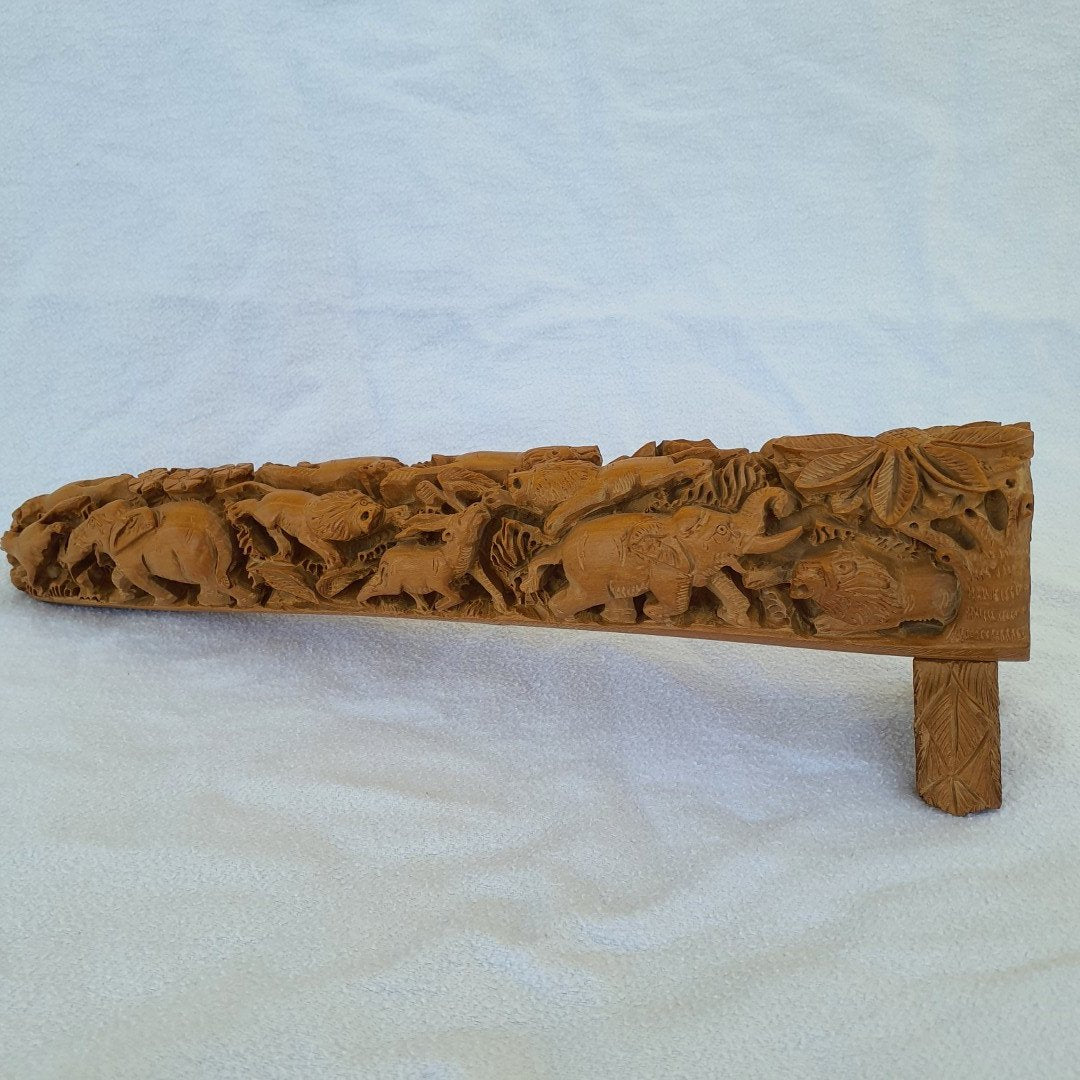 Jagdszene Sandelholz