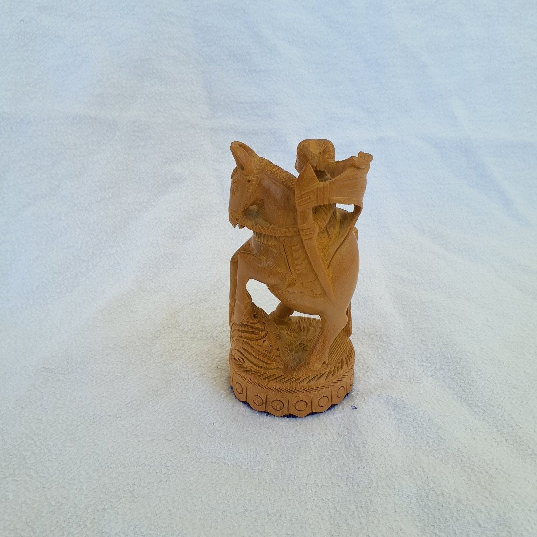 Reiter aus Sandelholz