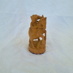 Reiter aus Sandelholz
