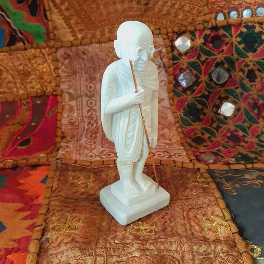 Mahatma-Gandhi-Figur aus Speckstein