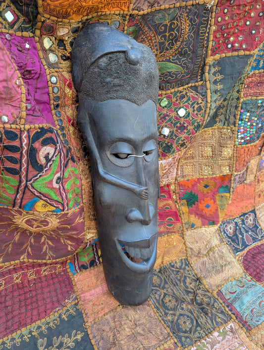 Afrikanischr Maske aus Ebenholz