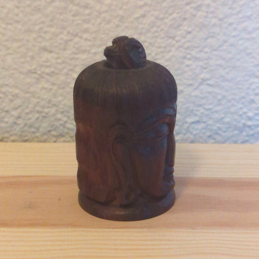 Buddha Kopf Pillendose