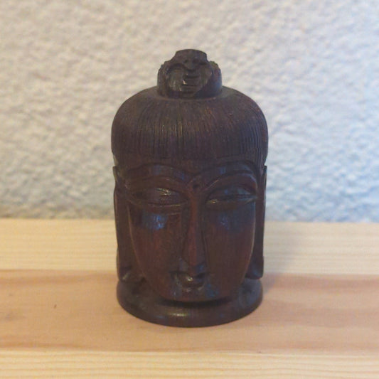 Buddha Kopf Pillendose