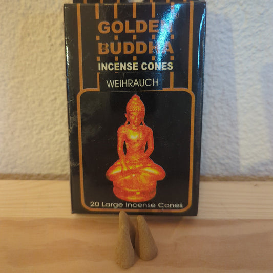 Golden Buddha Räucherkegel